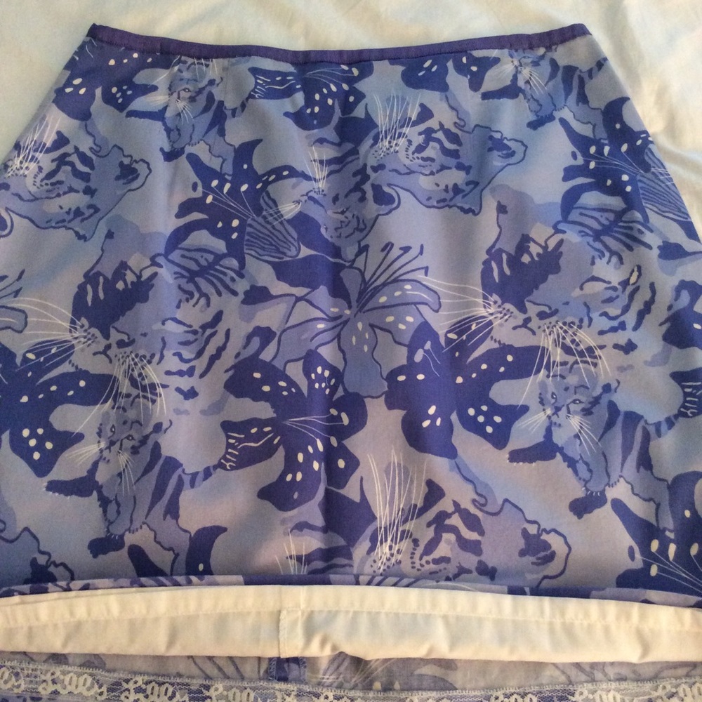 Lilly Pulitzer Cat Print Skirt
